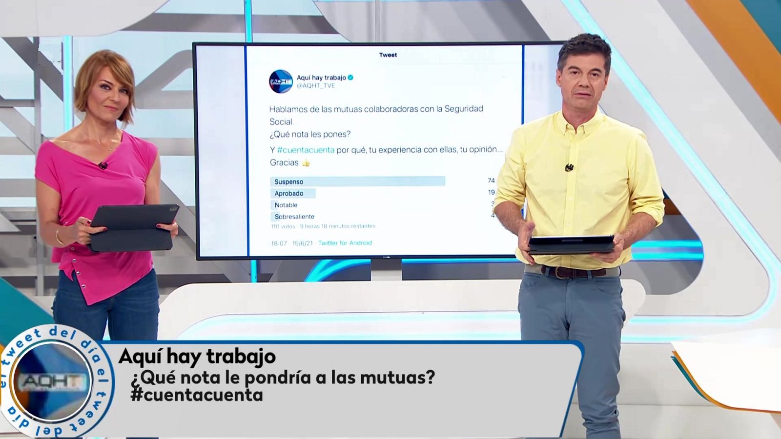 Aquí hay trabajo - 16/06/21 - ver ahora