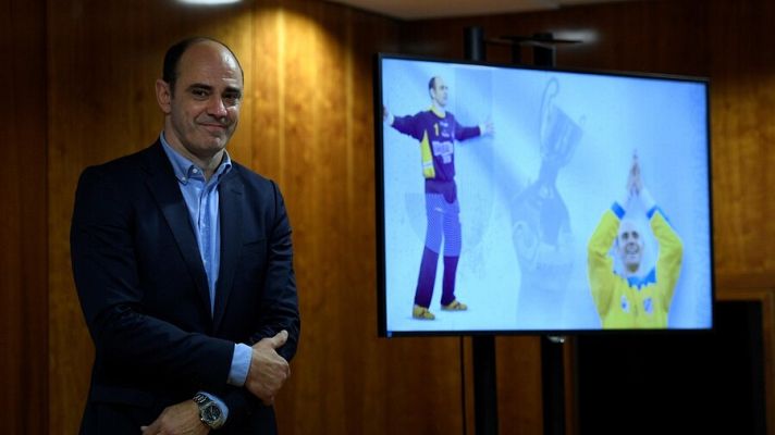 Telediario 1 - Hombrados en su retirada: "Me voy feliz por todo lo que me ha dado el balonmano"