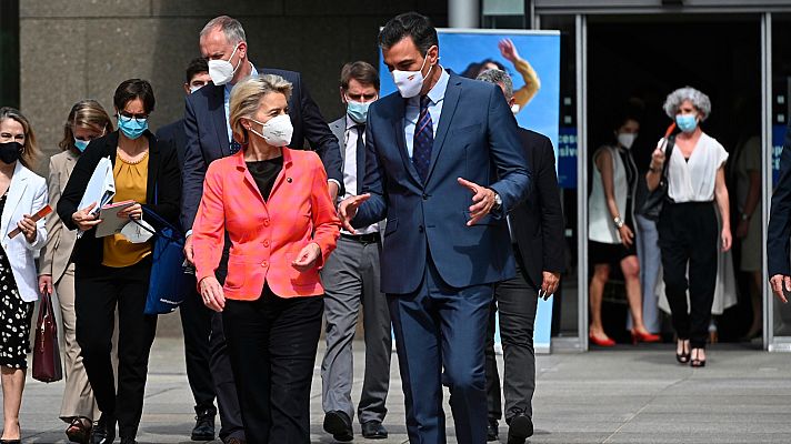 Telediario 2 - Bruselas aprueba el plan de recuperación de España, el primer paso para recibir los 69.500 millones en ayudas