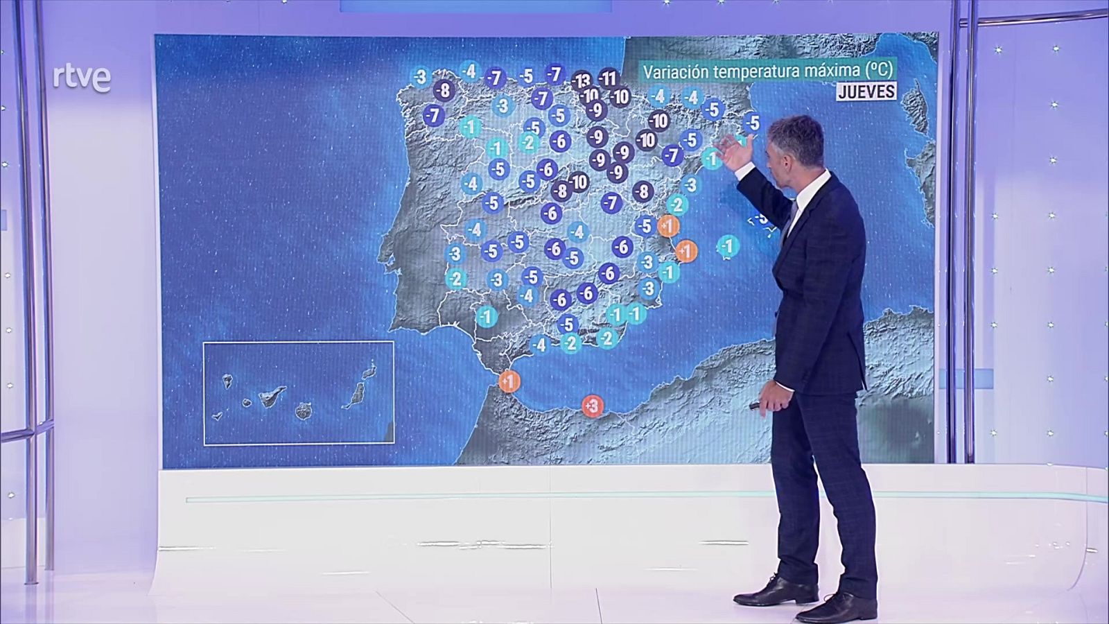 Temperaturas significativamente altas en Baleares y zonas del interior del nordeste peninsular - ver ahora