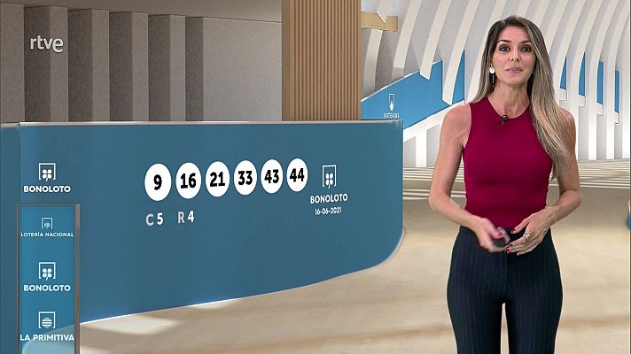 Loterías - Sorteo de la Bonoloto del 16/06/2021