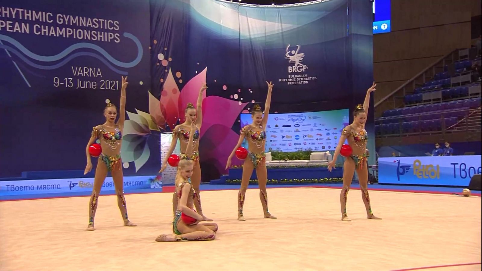 Gimnasia rítmica - Campeonato de Europa. Final conjuntos grupo B - ver ahora