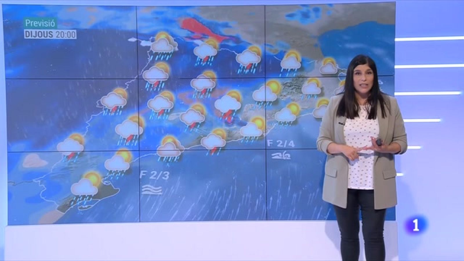 El Temps (17/06/2021) - Una treva de calor i tempestes fortes