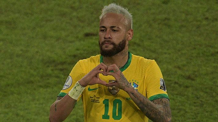 Telediario Matinal - Neymar se convierte en el segundo máximo goleador de Brasil por detrás de Pelé