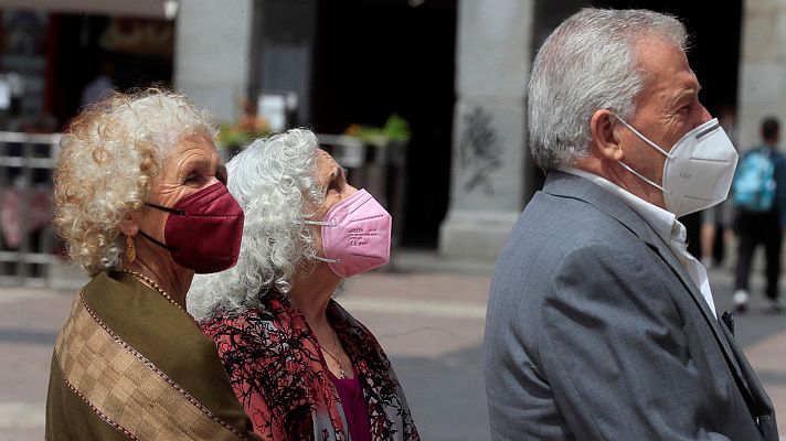 Telediario 1 - Sin mascarillas en exteriores a partir del 26 de junio