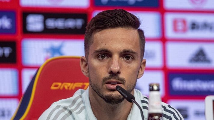 Telediario 1 - Pablo Sarabia vuelve a Sevilla con la Selección