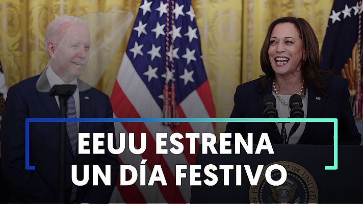 RTVE Noticias Vídeo - 'Juneteenth': ¿qué es, qué se celebra y por qué Biden lo ha convertido en día festivo? | RTVE Noticias