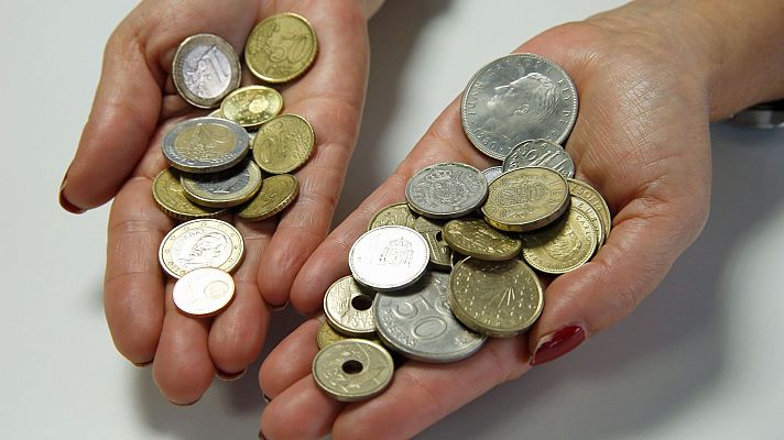 Telediario Fin de Semana - Últimos días para cambiar pesetas por euros: quedan 1.585 millones por canjear