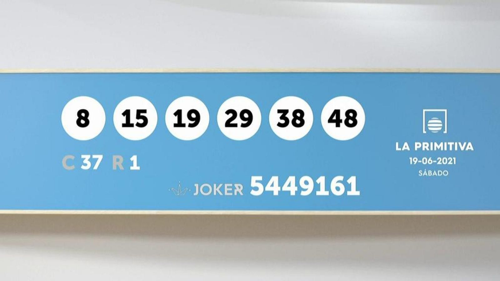 Sorteo de la Lotería Primitiva y Joker del 19/06/2021- Ver ahora