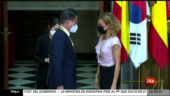 Parlamento - Visita institucional del presidente de Corea del Sur