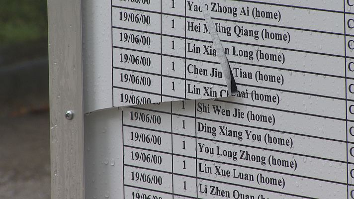 Telexornal - Galicia - Atacada exposición de refuxiados