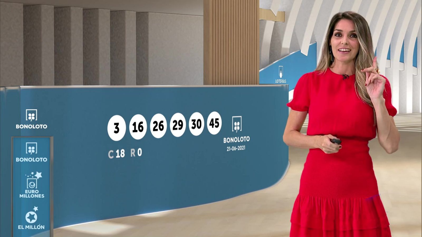 Sorteo de la Bonoloto del 21/06/2021 - ver ahora