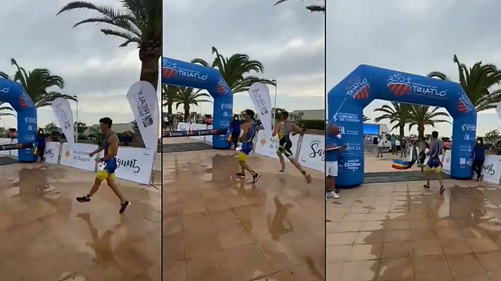 La hora de La 1 - El triatleta que perdió por pararse a festejar antes de tiem