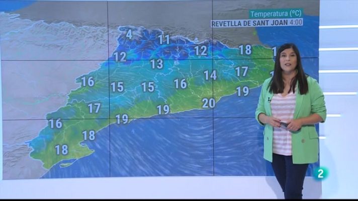 El temps - Calor suportable, ruixats i tempestes fins demà al vespre