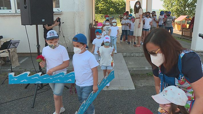 Telexornal - Galicia - CEIP Arcediago, en Santiso, exemplo de colexio rural