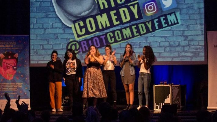 Telediario 1 - Las mujeres cómicas denuncian que tienen menos oportunidades que sus compañeros masculinos