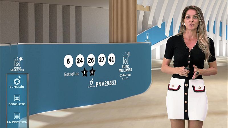 Sorteo de la Bonoloto y Euromillones del 22/06/2021