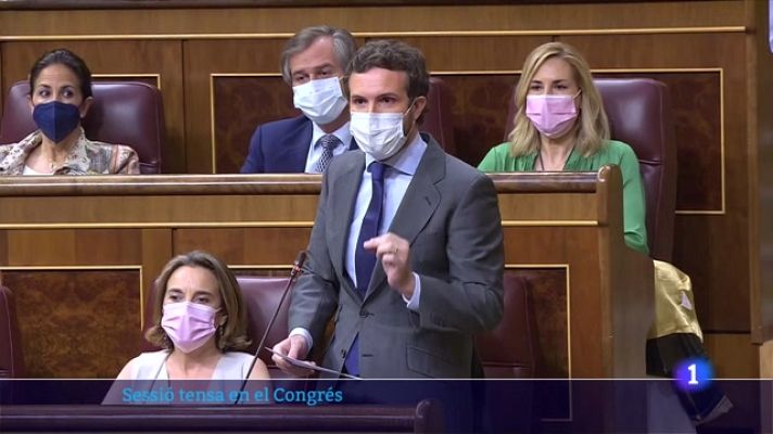 L'Informatiu - Tensa sessió de control a Pedro Sánchez després de l'indult als presos