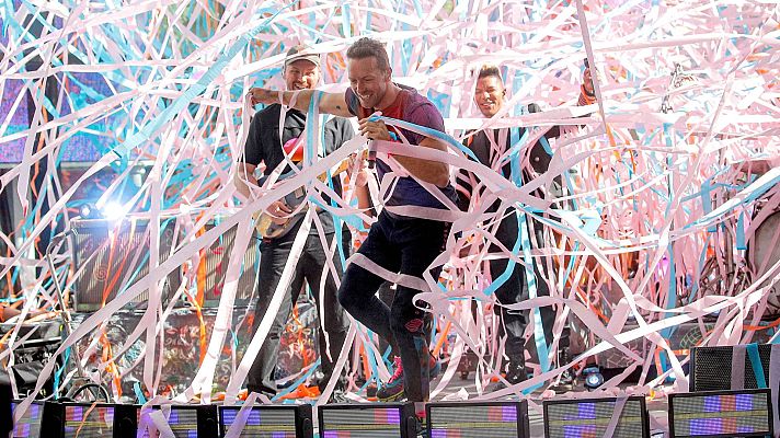 Telediario 2 - Coldplay regresa con "Higuer Power", uno de los temas principales de su nuevo disco 'Music of the spheres'