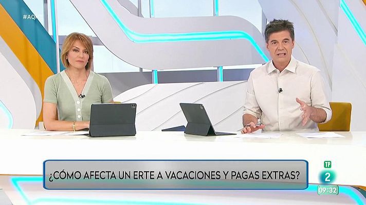 Aquí hay trabajo - Cómo afecta el ERTE a vacaciones y pagas extras