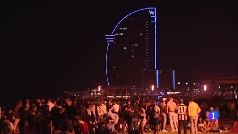 Una nit de Sant Joan "normal" a Catalunya