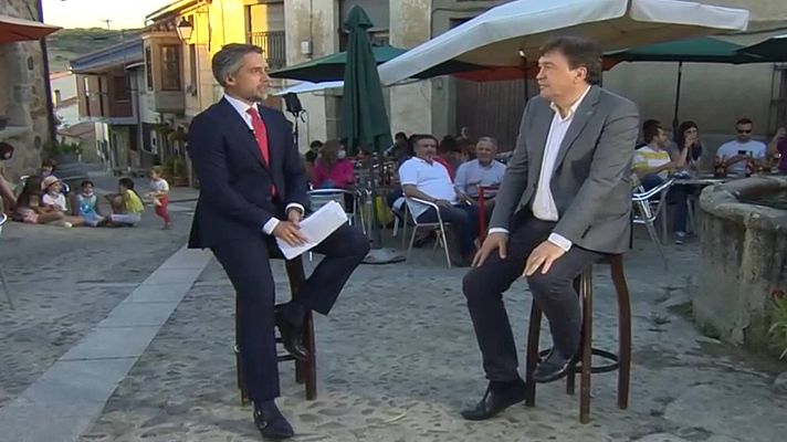 Telediario 1 - Teruel Existe reivindica mayor financiación para los pueblos