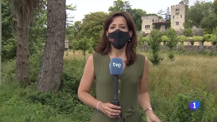 Telediario Fin de Semana - Los jardines del Pazo de Meirás abrirán al público