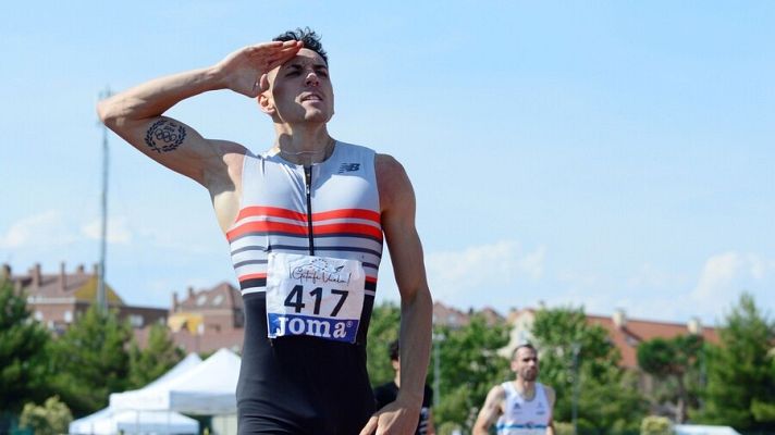 Atletismo - Regreso triunfal de Sergio Fernández en 400 m vallas