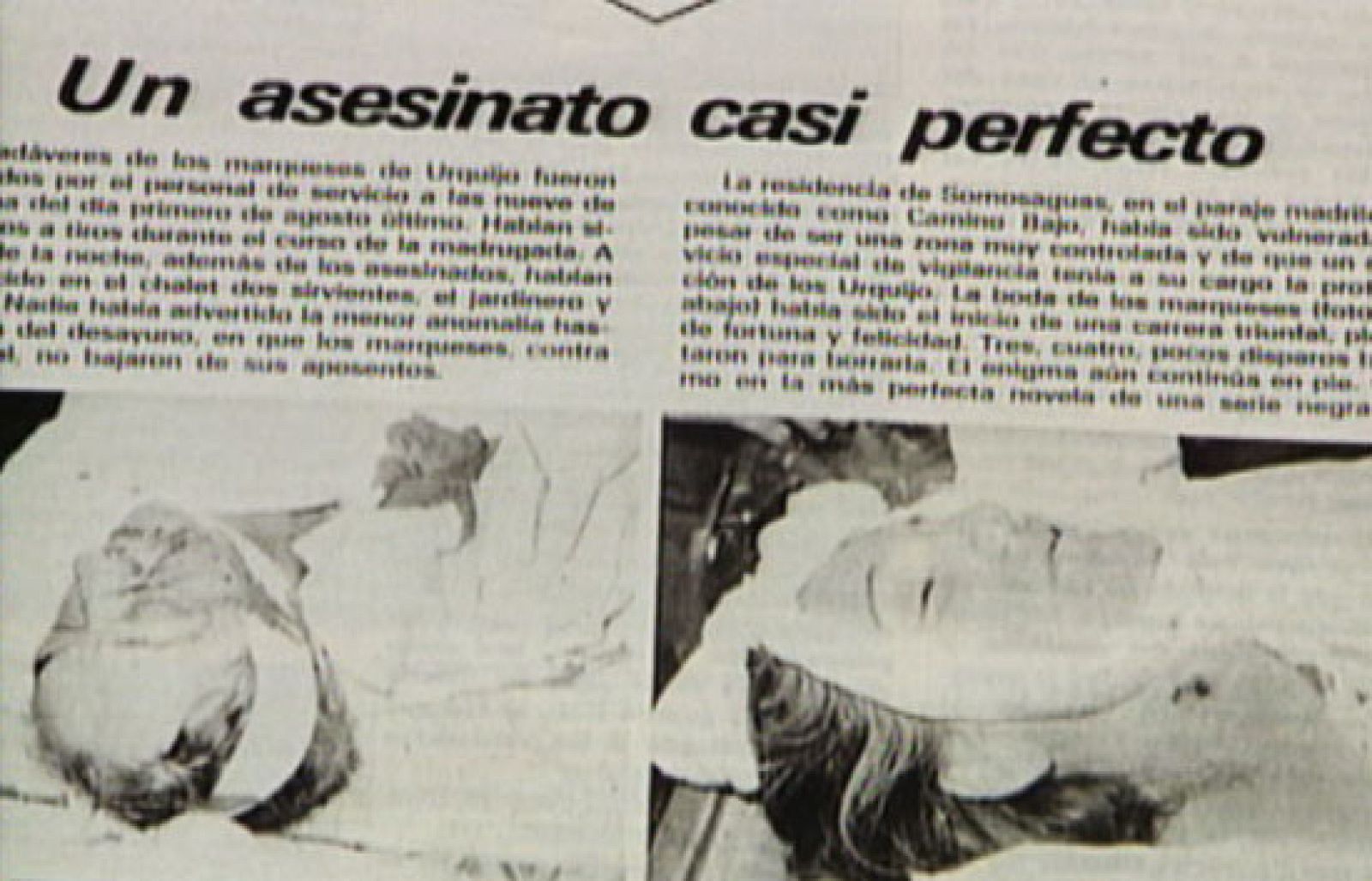 La 1 de TVE estrena 'La huella del crimen', una serie que comienza con el crimen de los Urquijo | Ver