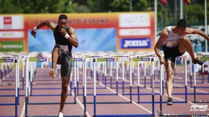 Atletismo - Orlando Ortega, campeón de España de 110m vallas en Getafe