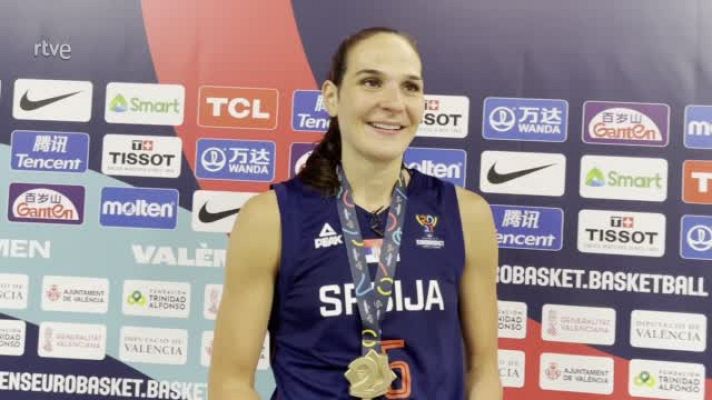  - Sonja Vasic, MVP del Eurobasket: ''Jamás habría imaginado acabar mi carrera así''