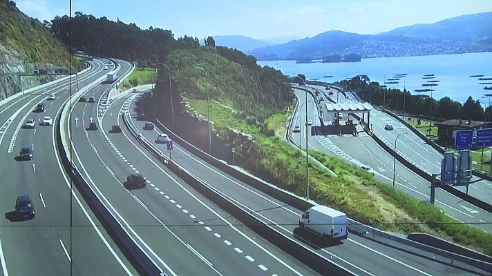 Telexornal - Galicia - A primeira fase da operación saída de Tráfico comeza o venres