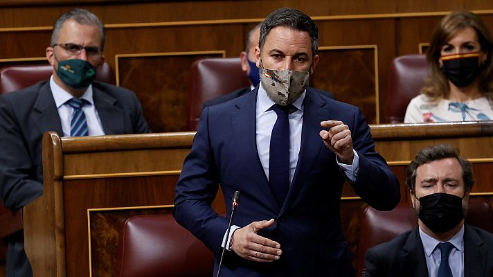 Informativo 24h - Abascal acusa a Sánchez de "una amnistía encubierta" con los indultos a los líderes del 'procés'