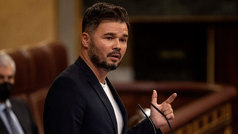 Rufián: "Los indultos no son una medida para solucionar el conflicto político, son una medida para mejorar el clima político"