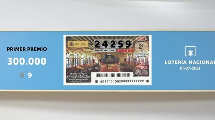 SELAE - Sorteo de la Lotería Nacional del 01/07/2021