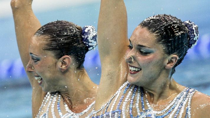 Tokyo 2020 - Gemma Mengual y Andrea Fuentes ganan la medalla de plata en los Juegos Olímpicos de Pekín '08 en natación sincronizada