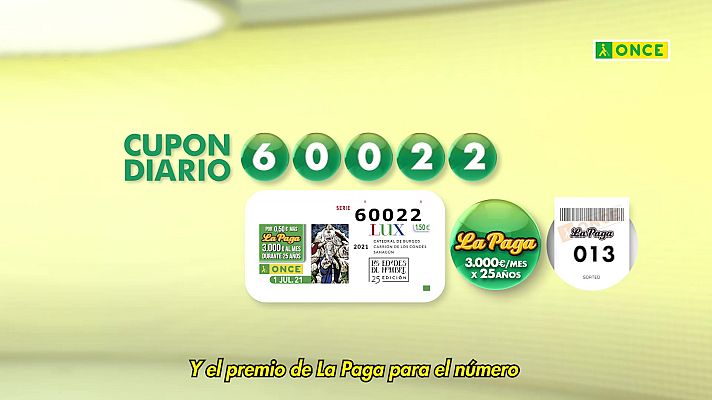 Sorteos ONCE - Sorteo ONCE - 01/07/21