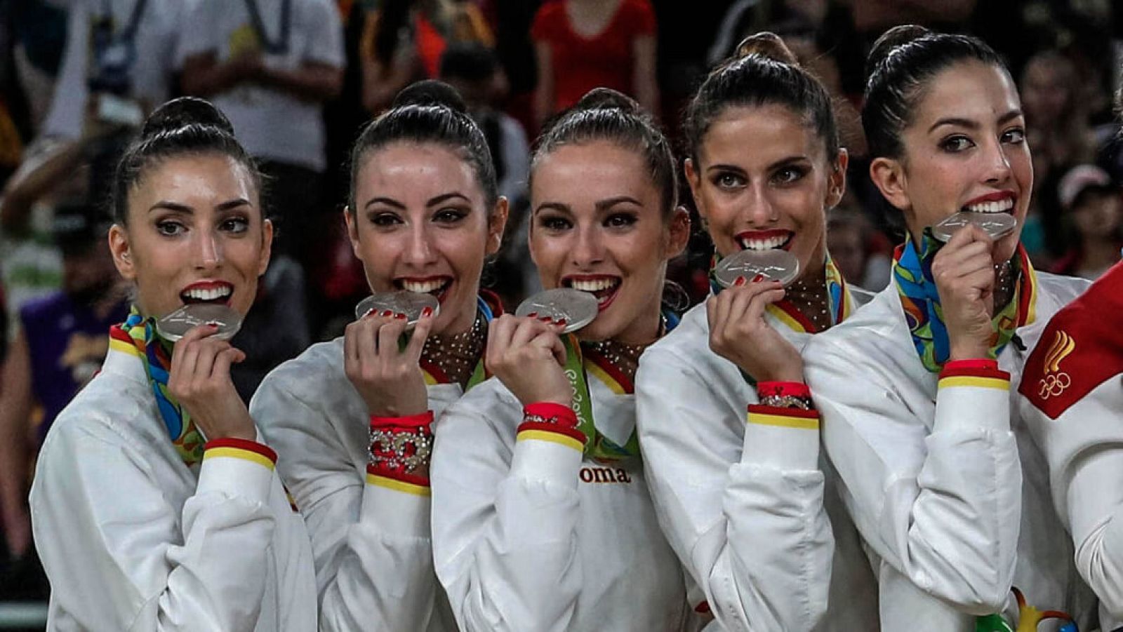 El conjunto de gimnasia rítmica, plata en Río 2016 | Ver