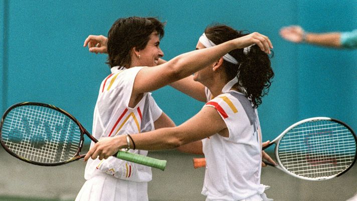 Tokyo 2020 - Conchita Martínez y Arantxa Sánchez Vicario ganan la medalla de bronce en los Juegos Olímpicos de Atlanta 96' en dobles