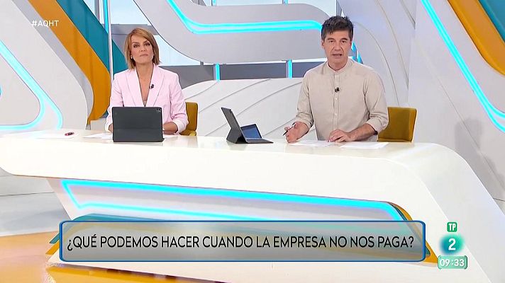 Aquí hay trabajo - Qué hacer cuando la empresa no te paga