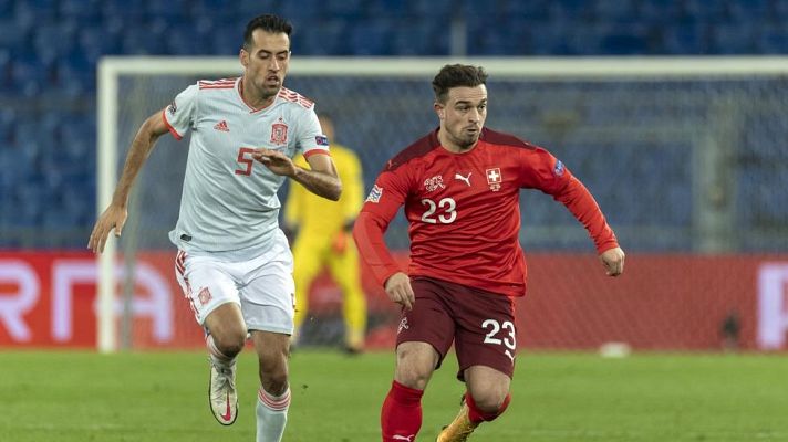 Telediario 1 - La mayor alegría de la selección española empezó con Suiza en el camino