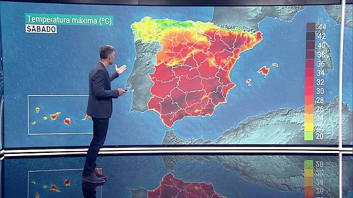 El tiempo - Temperaturas nocturnas en descenso en Galicia, y en ascenso en el Cantábrico, tercio oriental peninsular, Andalucía y Baleares