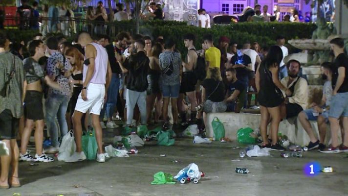 Telediario Fin de Semana - Los botellones siguen presentes en las calles