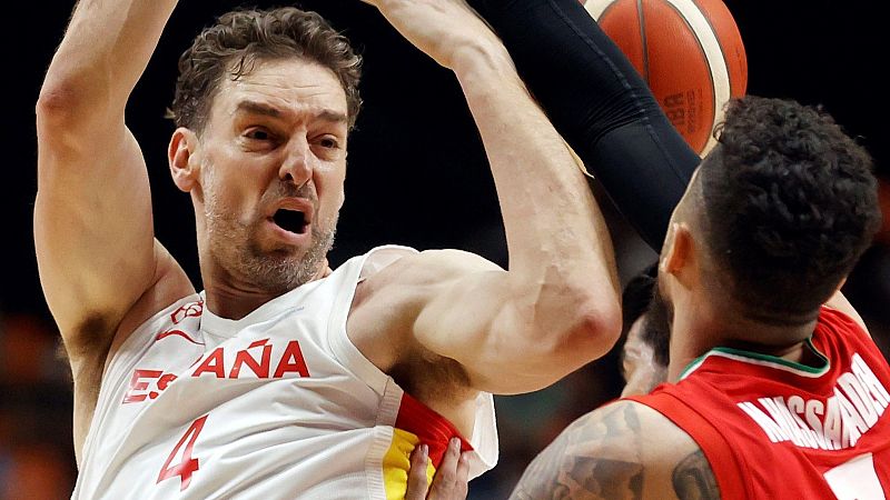Pau Gasol vuelve a vestir la camiseta de la selección
