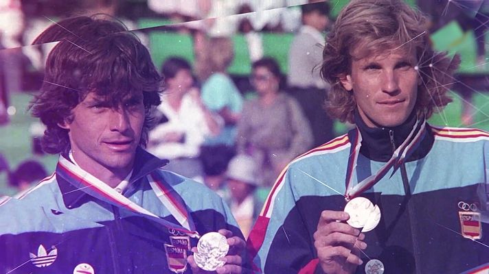 Orgullo de medalla - Tenis: A. Costa, A. Corretja, E. Sánchez Vicario y S. Casal