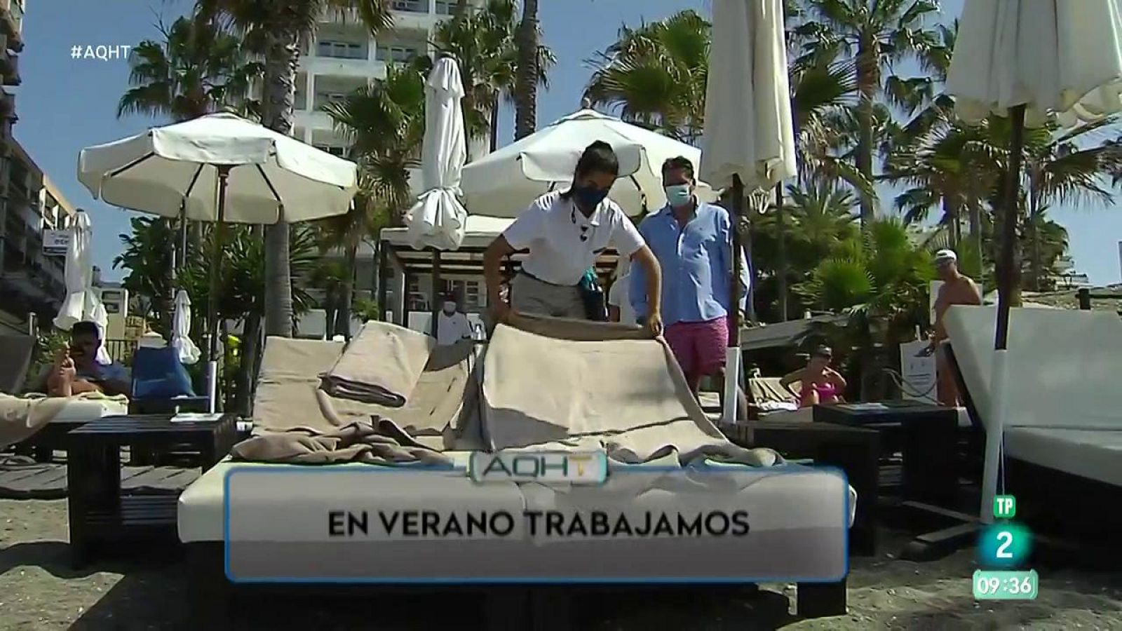 Aquí hay trabajo - En verano trabajamos