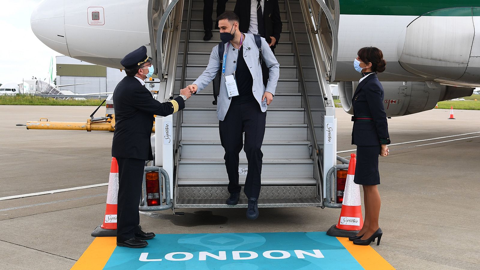 Italia aterriza en Londres para medirse a España en semifinales