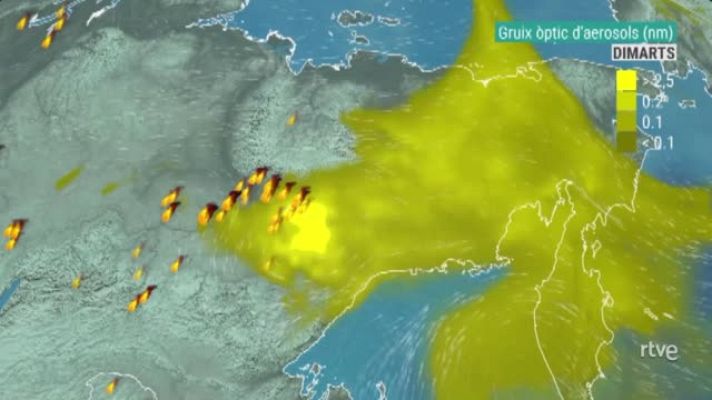  - Onada de calor, incendis forestals i previsió d'aerosols a la Sibèria