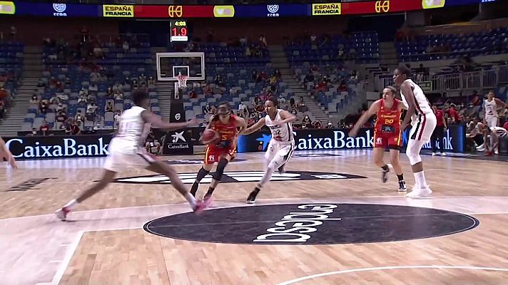 Baloncesto en RTVE - Encuentro selección fem preparación JJ.OO.: España - Francia