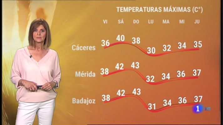 Noticias de Extremadura - El tiempo en Extremadura - 09/07/2021